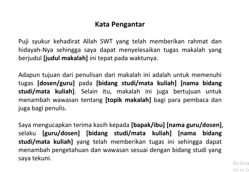 Panduan Lengkap Menulis Kata Pengantar